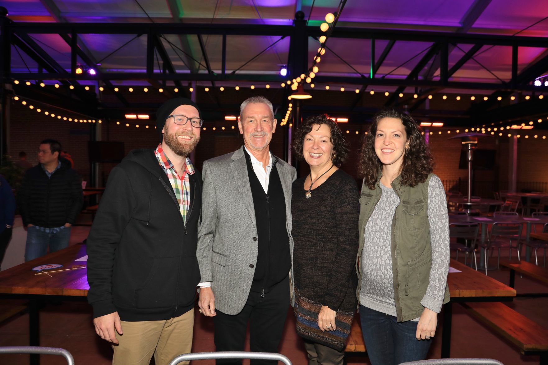 Kevin Crossman, Larry and Joy Ewing, Caitlin Crossman